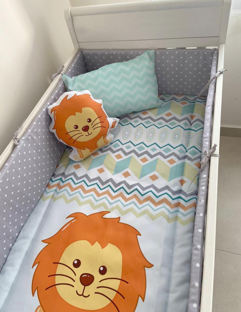 Juego de cuna León infantil unisex 5 piezas 3