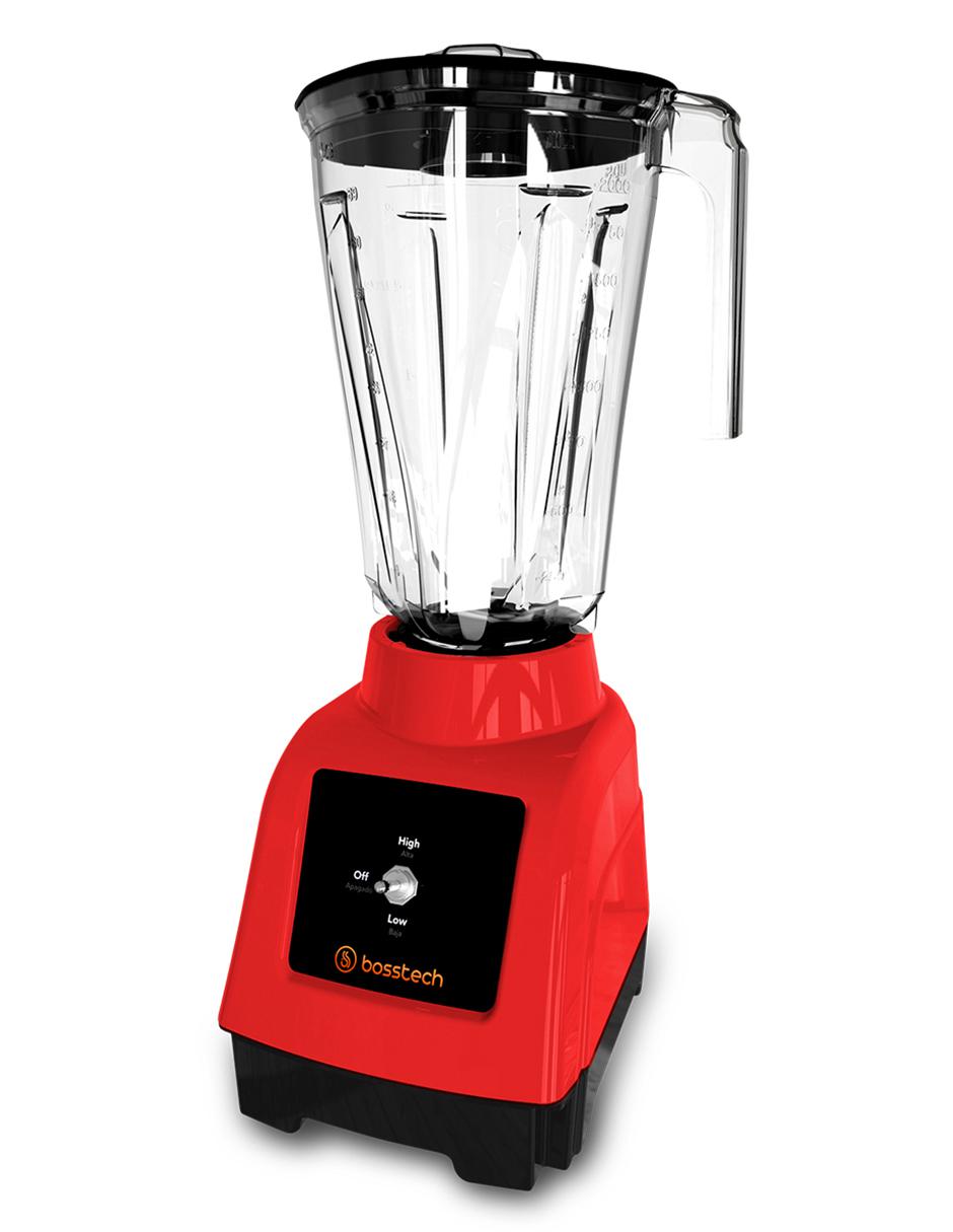 LICUADORA BSED-B2-R BOSSTECH 2 V, ROJOA
