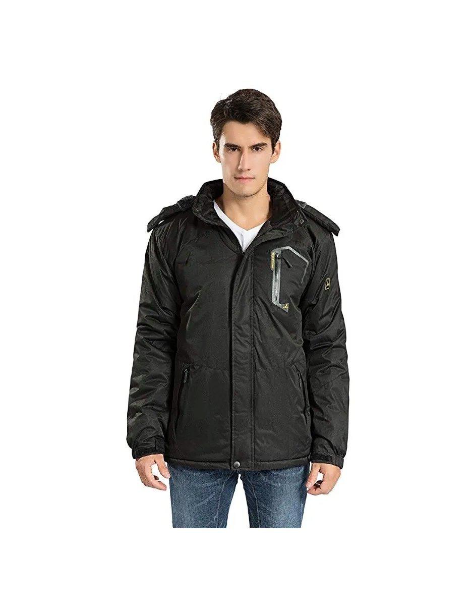 Chamarra parka con bolsillos para hombre Chamarra parka con bolsillos para hombre