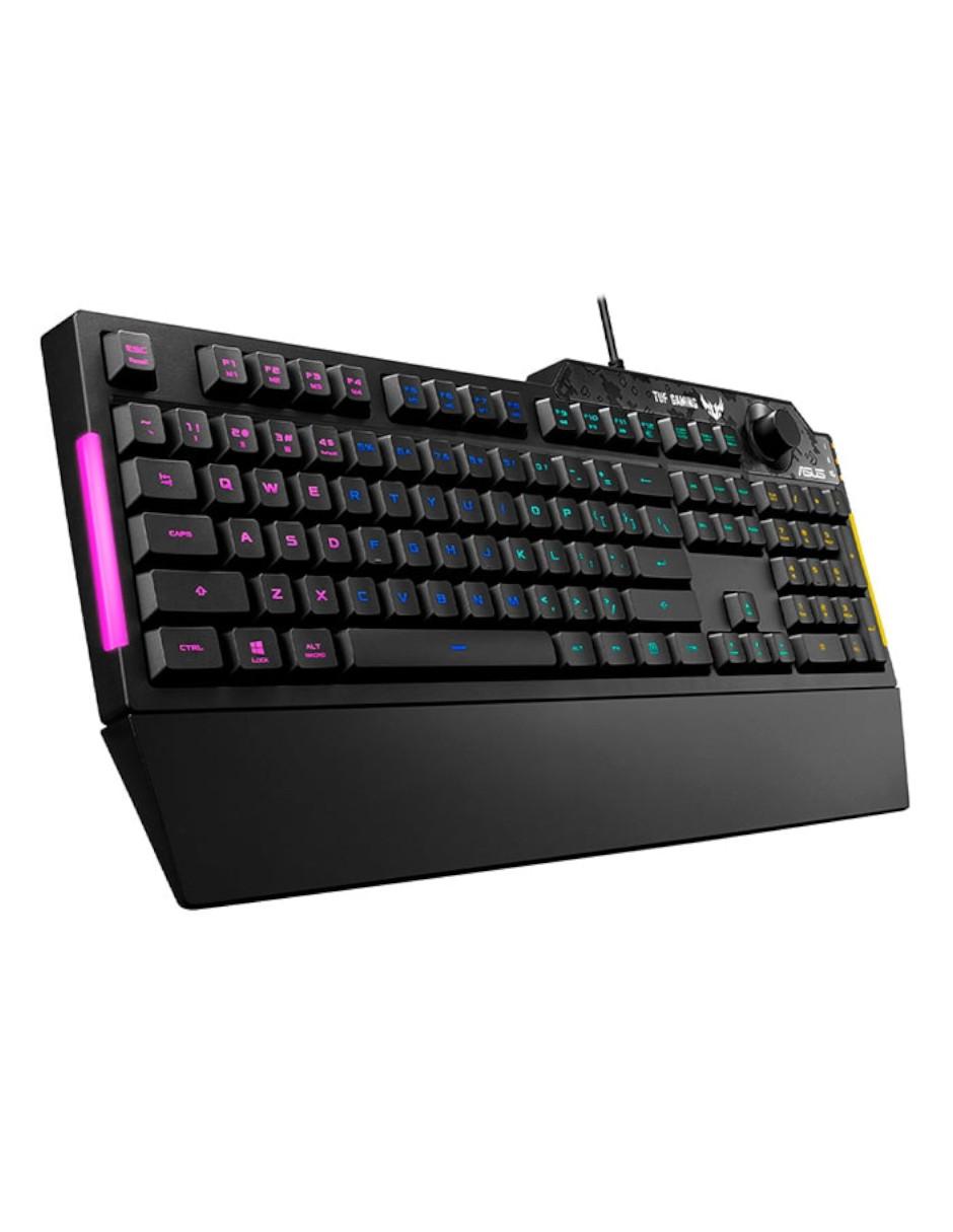 Teclado alámbrico Asus Ra04 Tuf Gaming K1 / Us