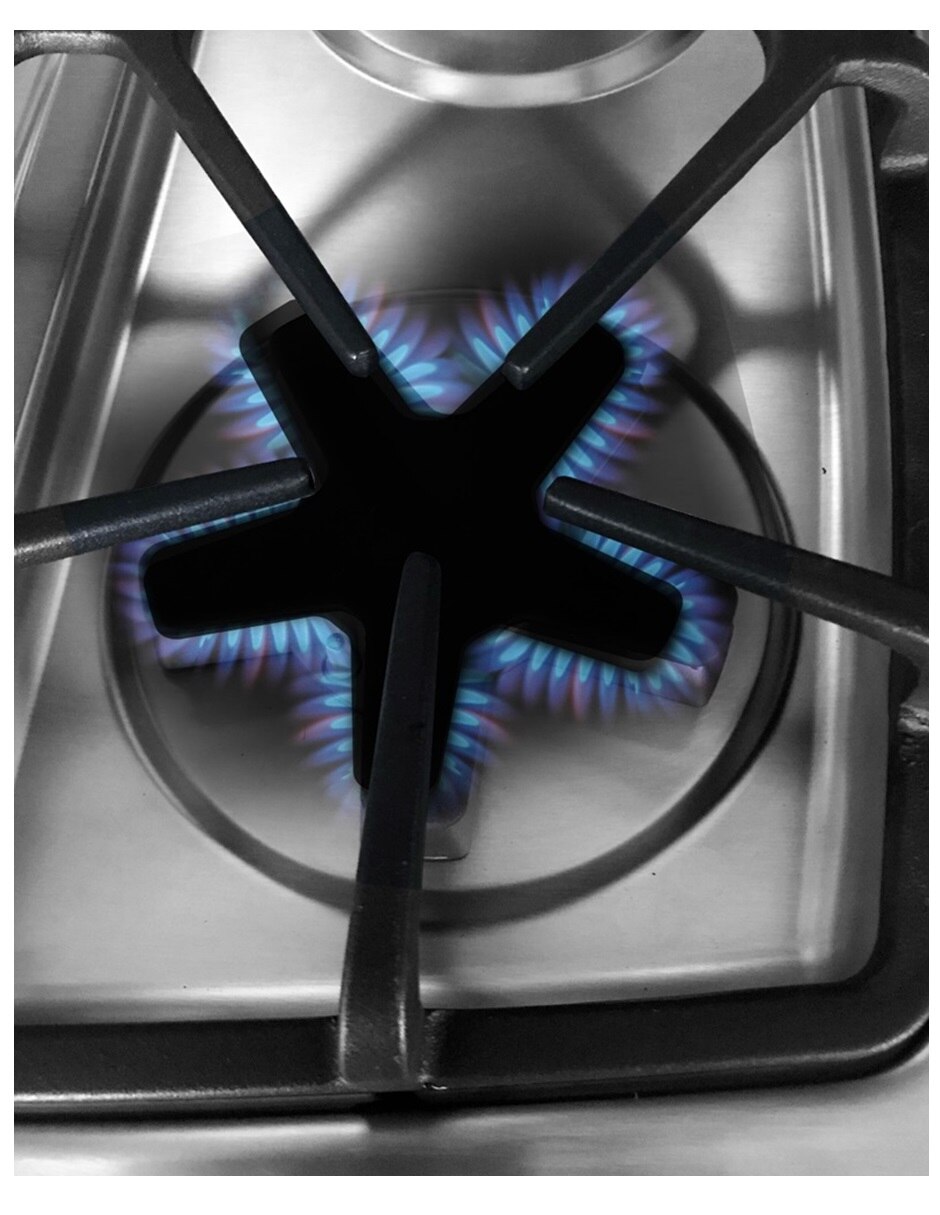 Estufa empotrable a gas lp 76 cm EE-6342CANNES de 6 quemadores 5