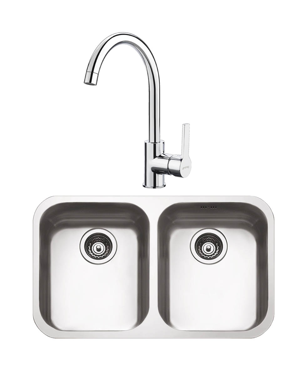 Fregadero de acero inoxidable UM4040-MI4CR 1