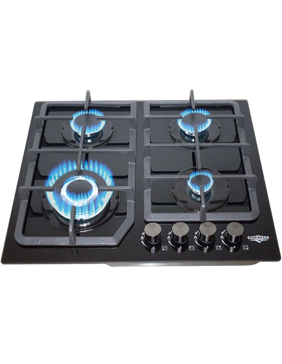 PARRILLA GAS 4 QUEMADORES CRISTAL TEMPLA