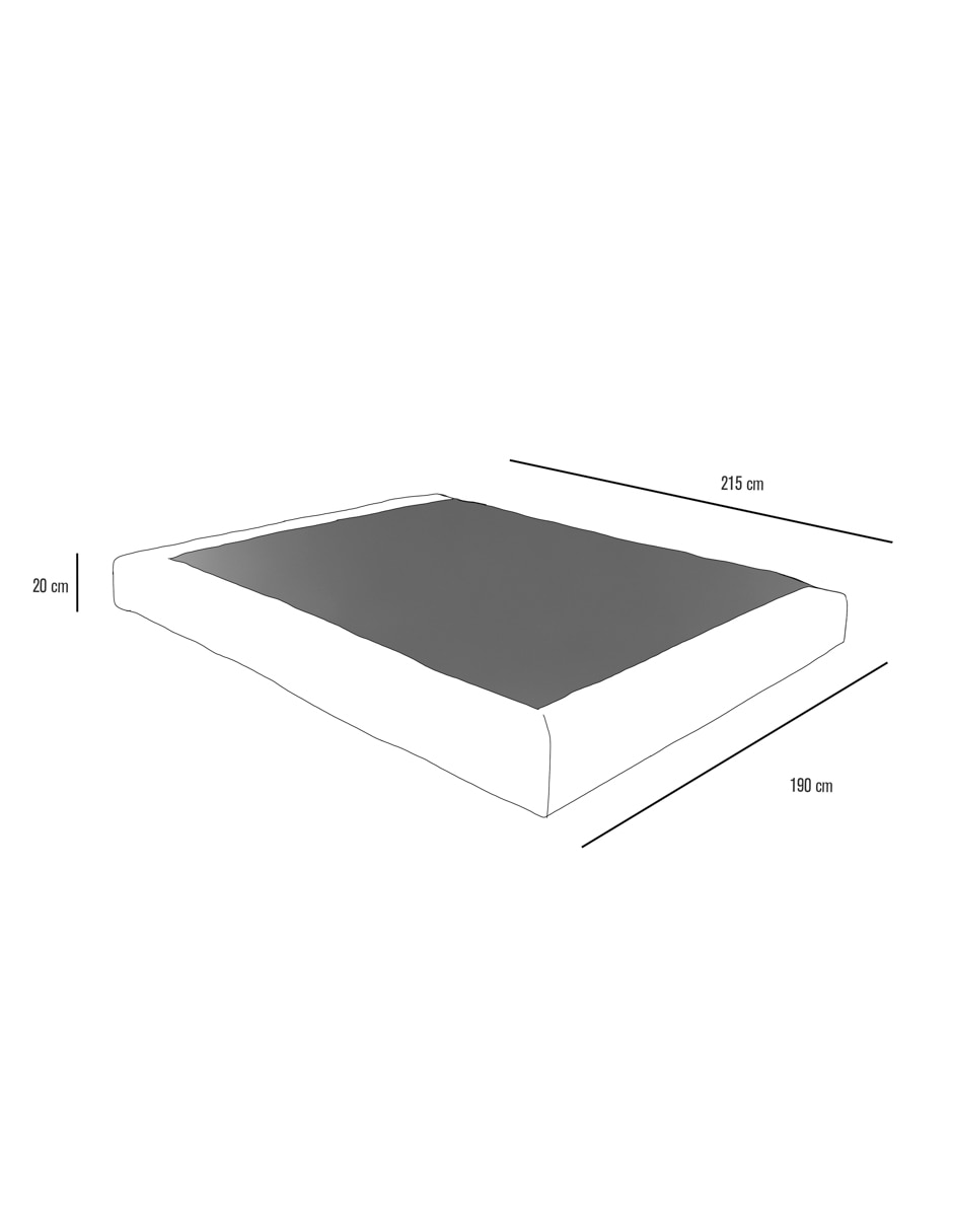 Base Para Cama Stella De Madera Y Tela 4