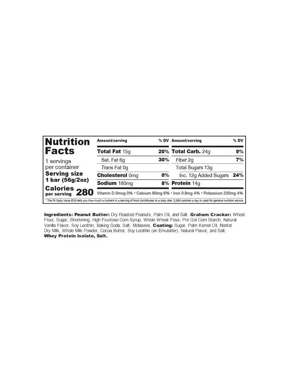 Barras de proteína Muscle Foods sabor crema cacahuate