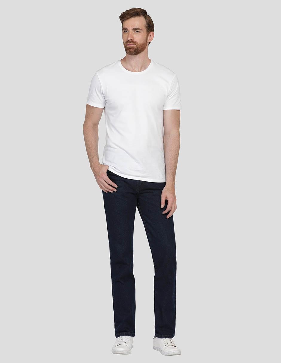 Jeans slim Wrangler lavado obscuro para hombre
