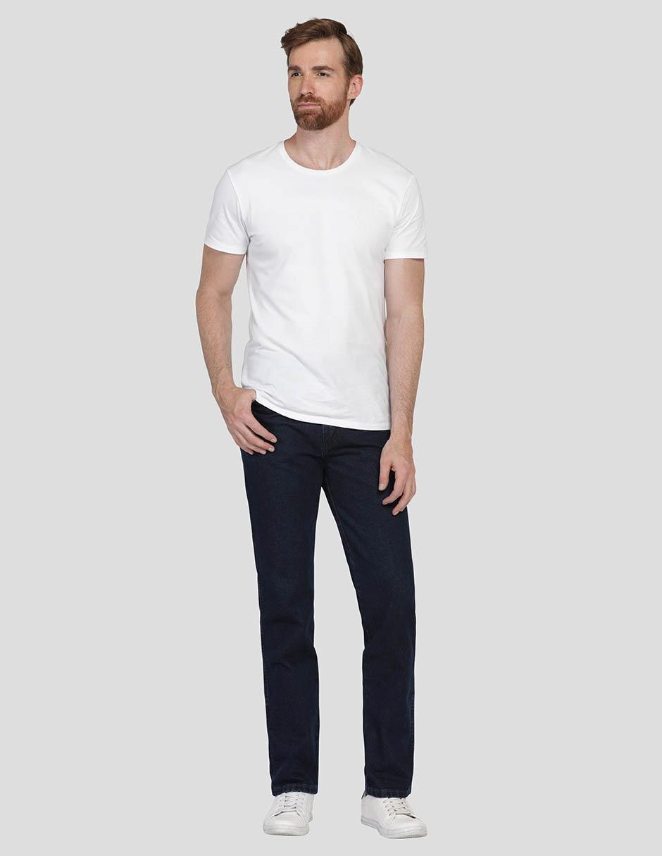 Jeans slim Wrangler lavado obscuro para hombre