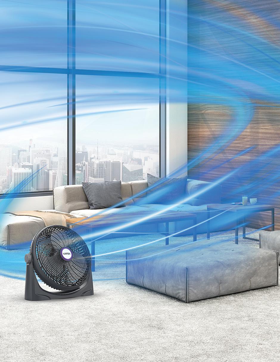 VENTILADOR FORZA VORTEX 3, GRIS OXFORD