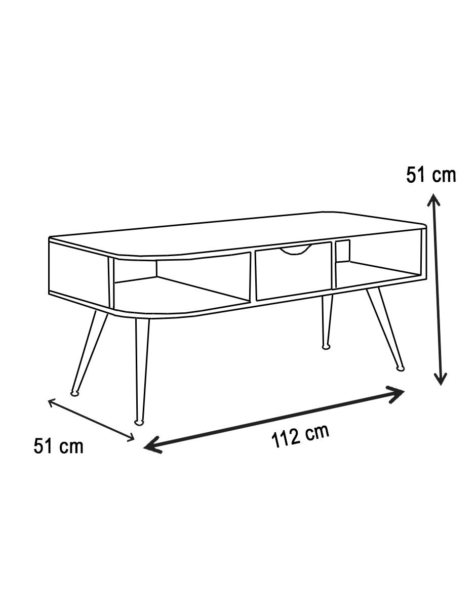 Mesa de centro armable Halima 2