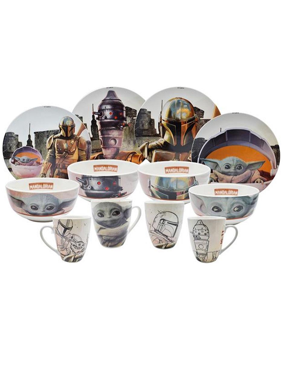 Vajilla cerrada de porcelana para 4 personas