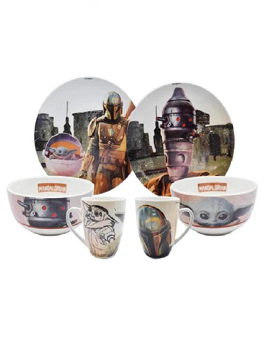 Vajilla cerrada de porcelana para 4 personas