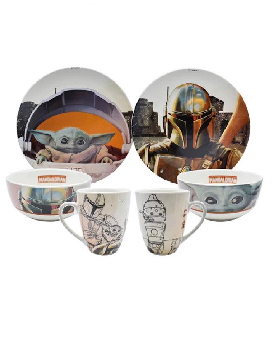 Vajilla cerrada de porcelana para 4 personas