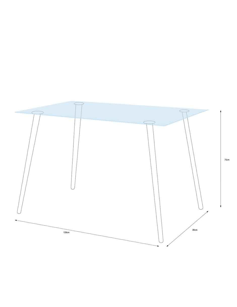 Mesa armable dortmund 3