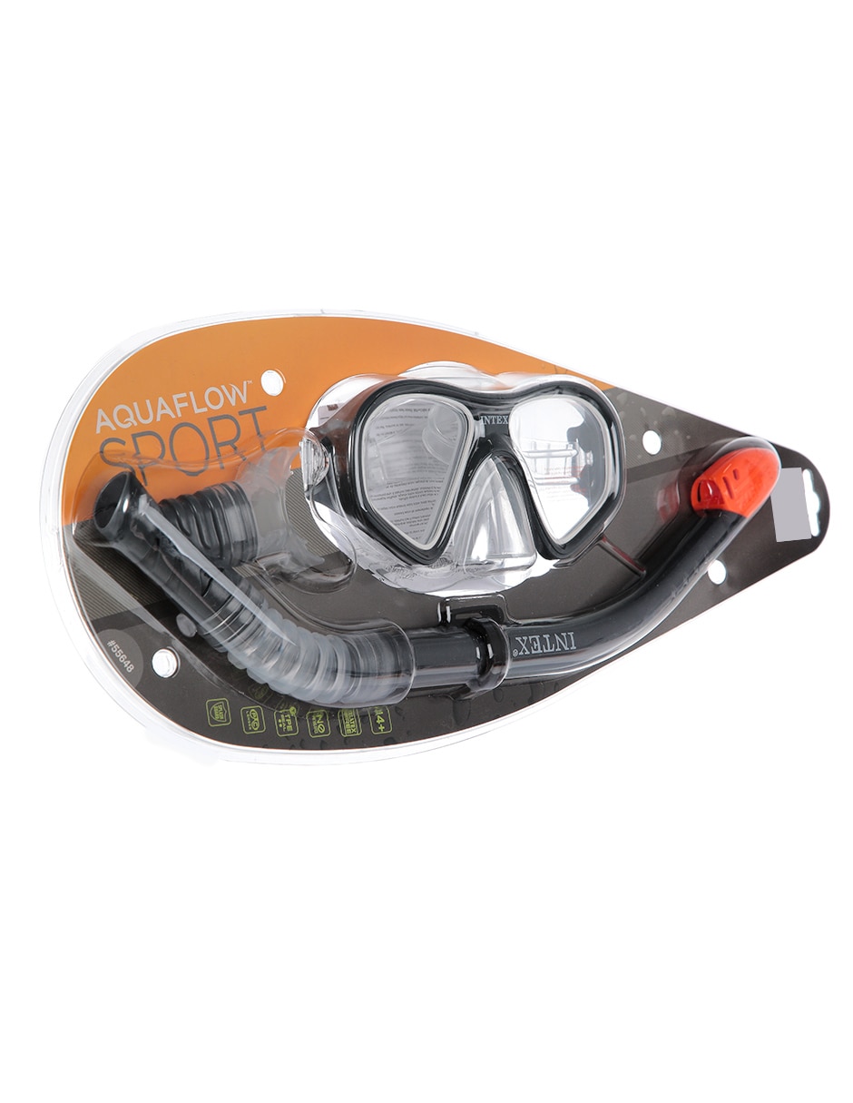 Tubo y gafas para buceo 3