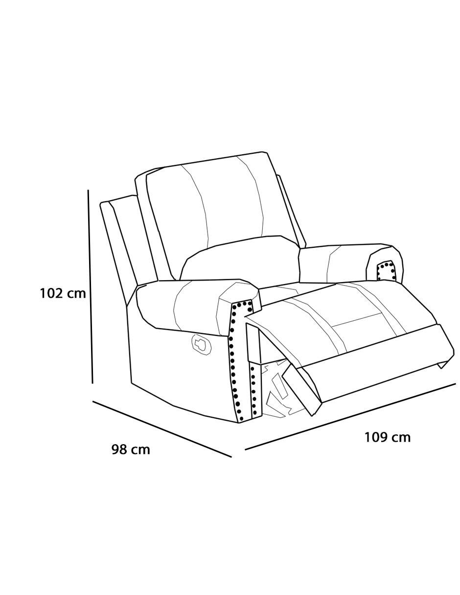 Reclinable Leather Gel 3