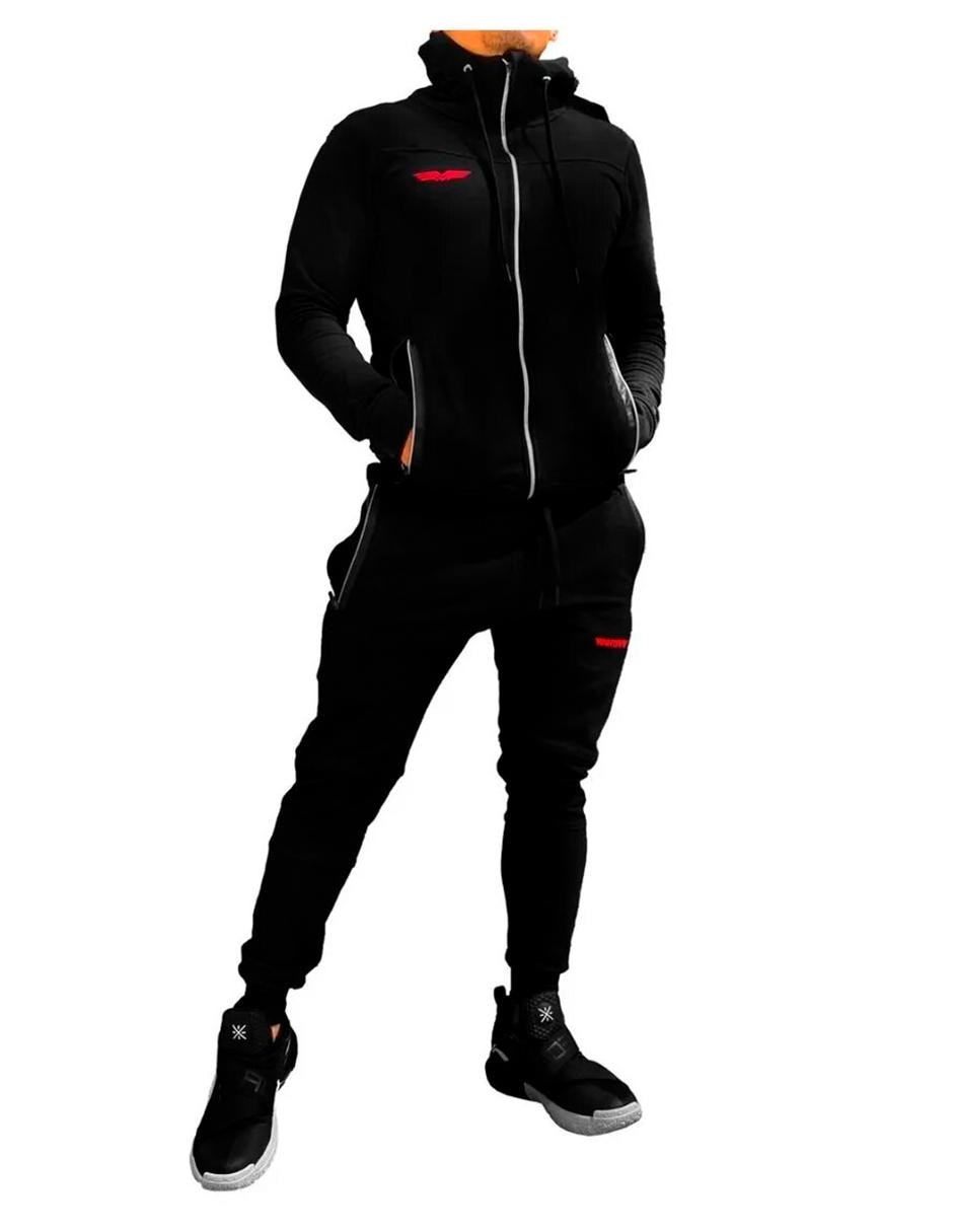 Conjunto deportivo slim con elástico para hombre Conjunto deportivo slim con elástico para hombre