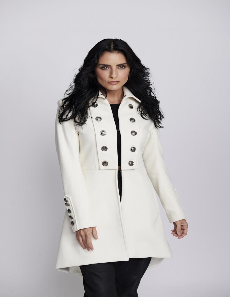 Abrigo de lana abierto para mujer 2