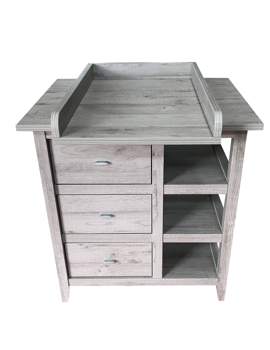 Cómoda con cambiador Lyon Mon Caramel de MDF