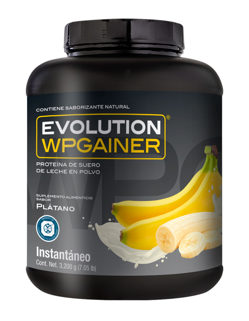 Proteína Evolution Nutraceutical Company sabor plátano de 3200g