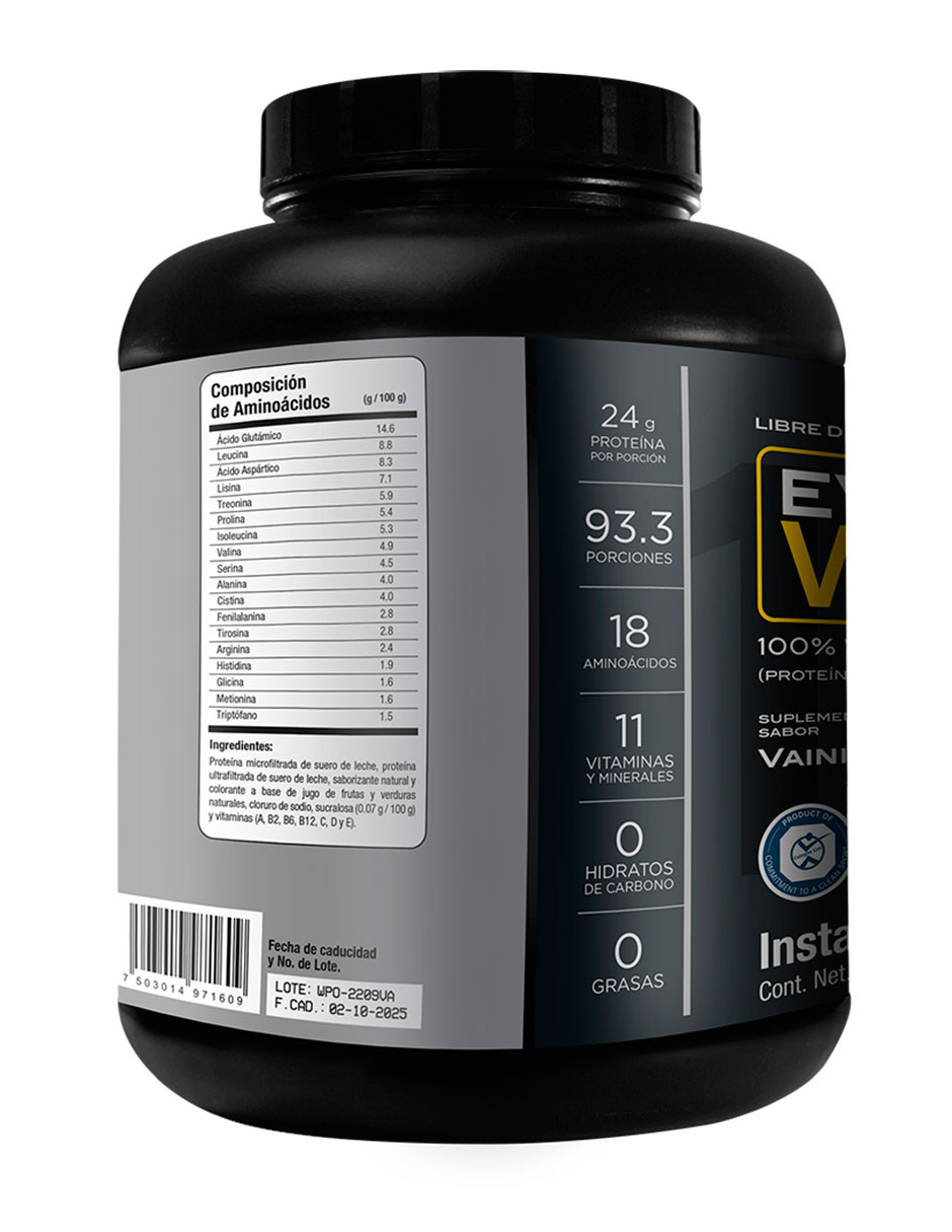 Proteína sabor vainilla de 2800g Proteína sabor vainilla de 2800g
