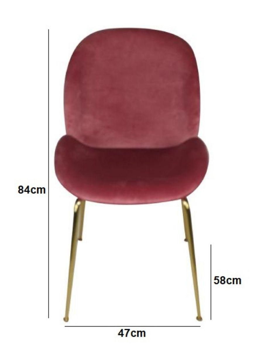Silla 2 piezas Treviso Velvet Mundo In