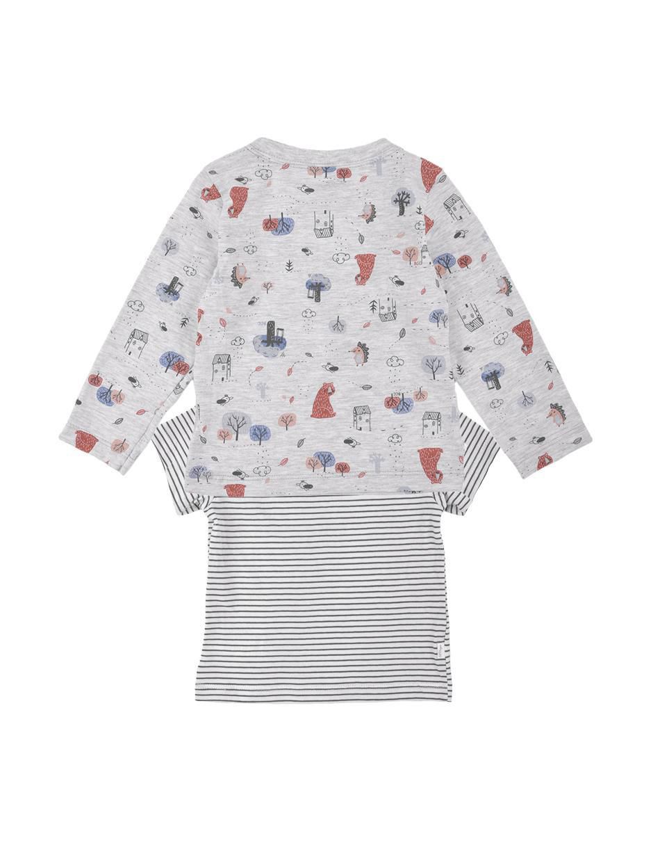 Set playera pijama para hombre Creysi de algodón