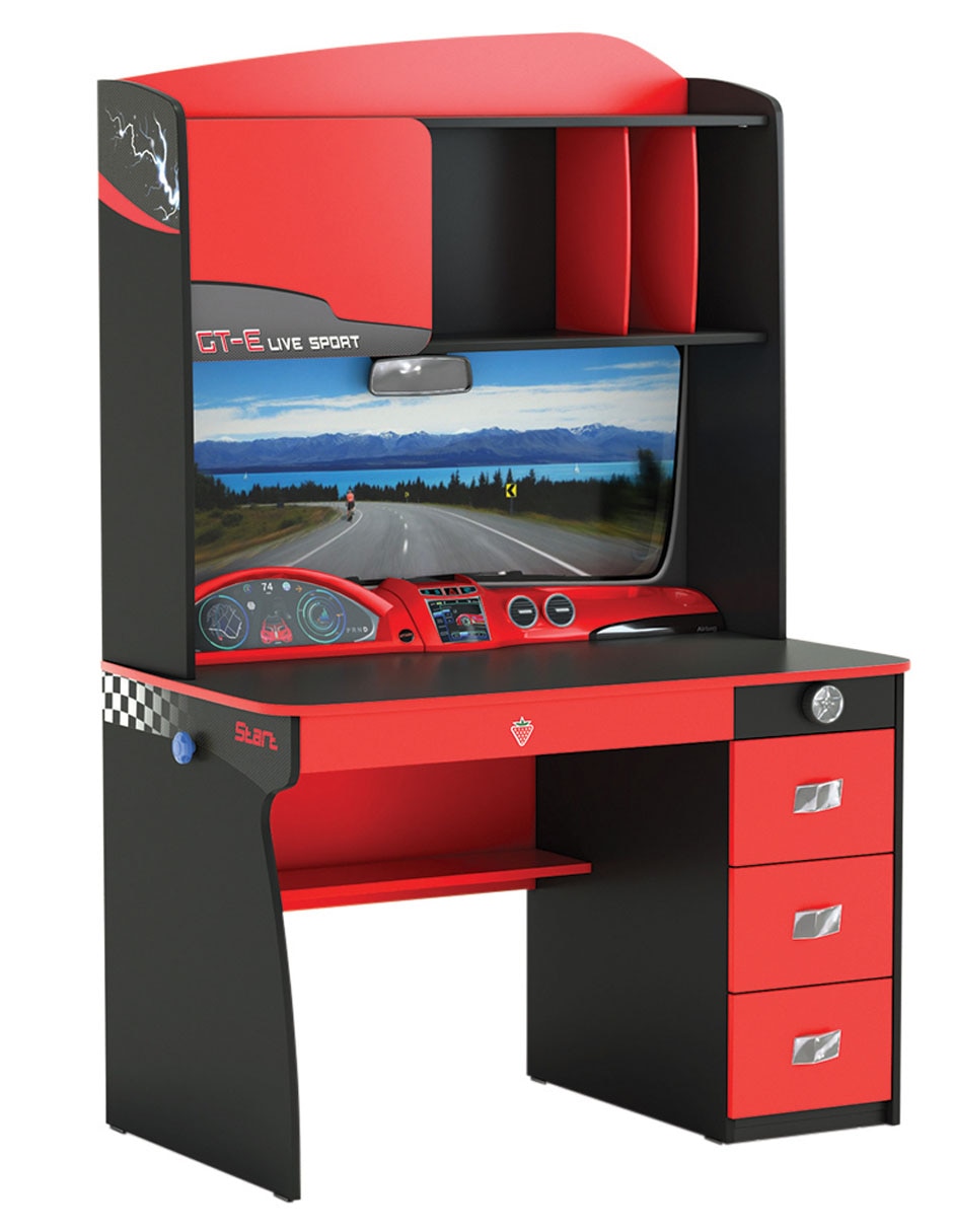 Escritorio armable Champion Racer de MDF Escritorio armable Champion Racer de MDF