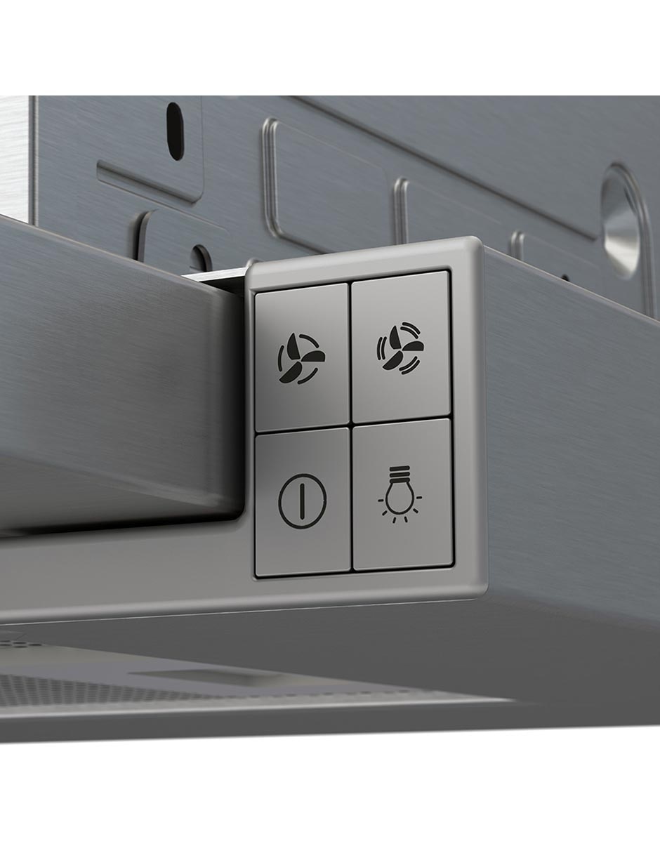 Campana de pared Whirlpool WHT9030S de acero inoxidable