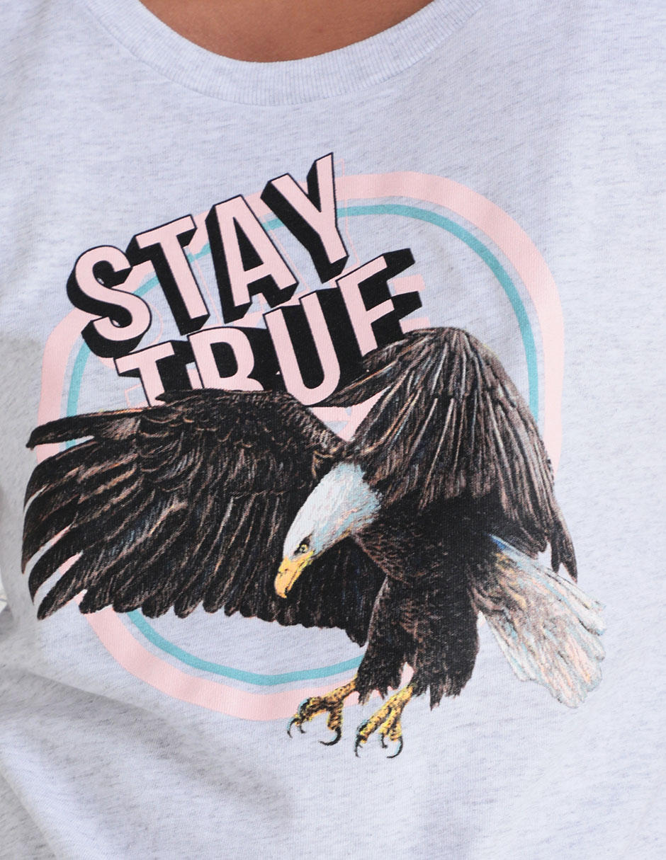 Playera manga corta cuello redondo para mujer 7