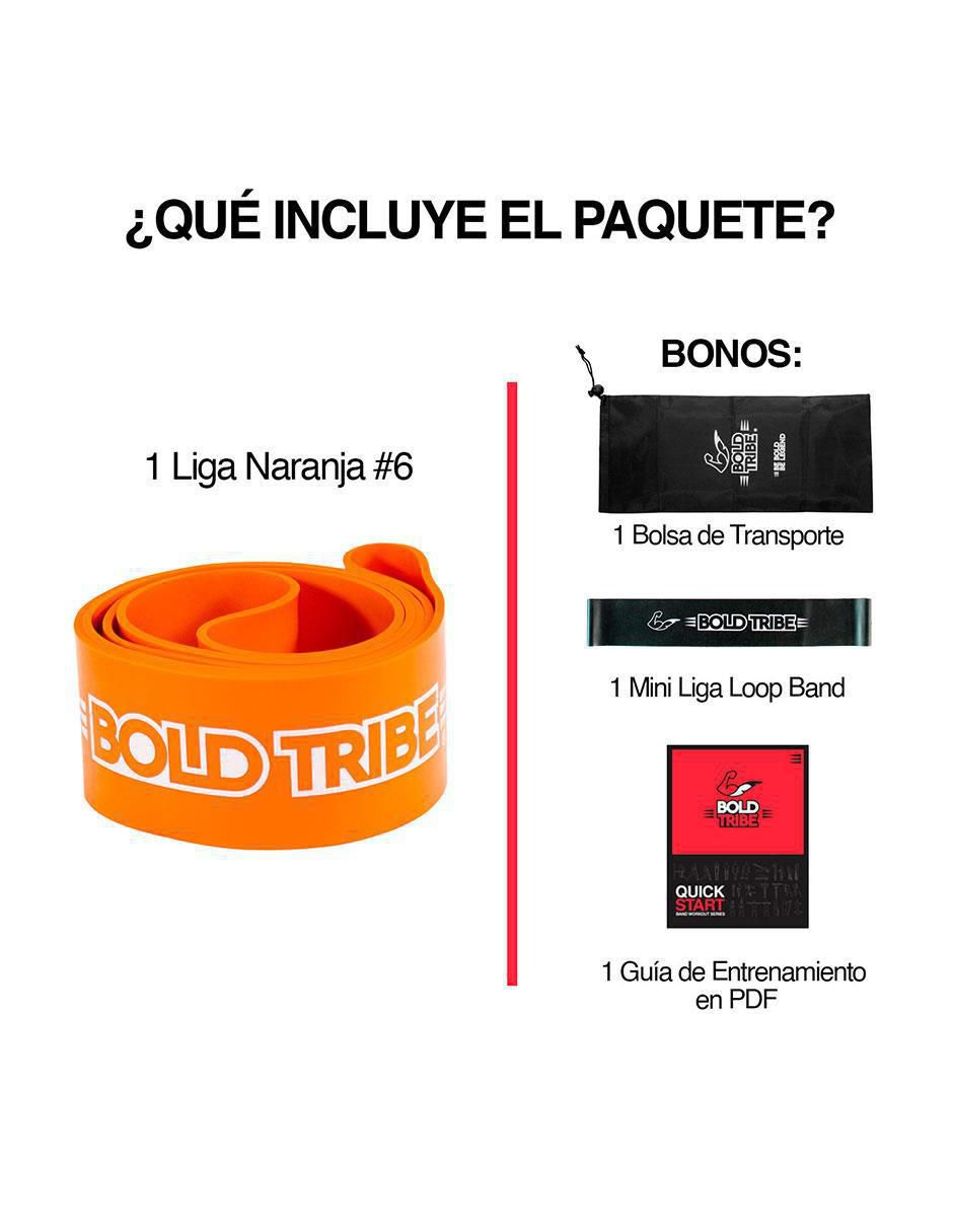 Liga de Resistencia Power Band 6 Bold Tribe