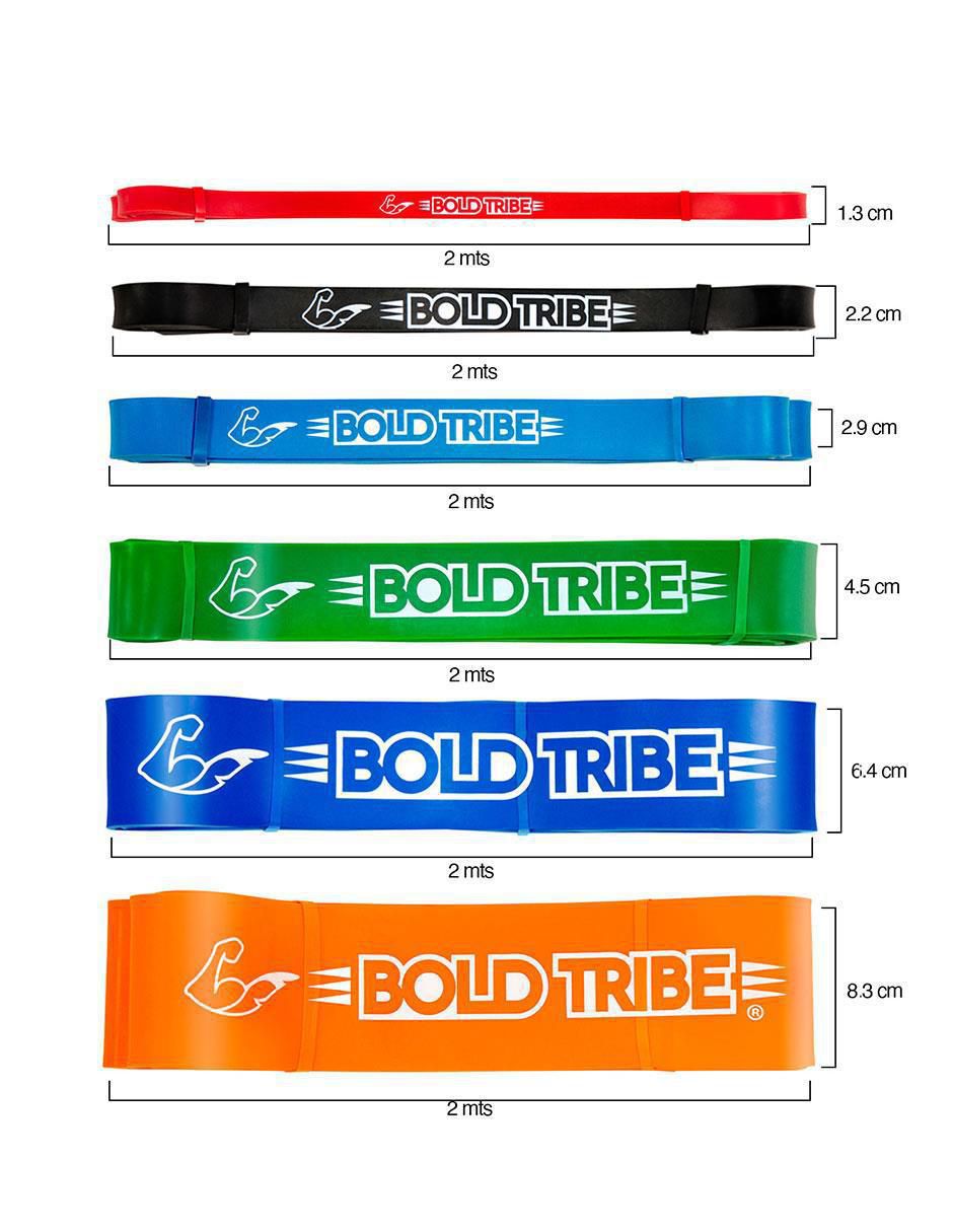 Liga de Resistencia Power Band 6 Bold Tribe