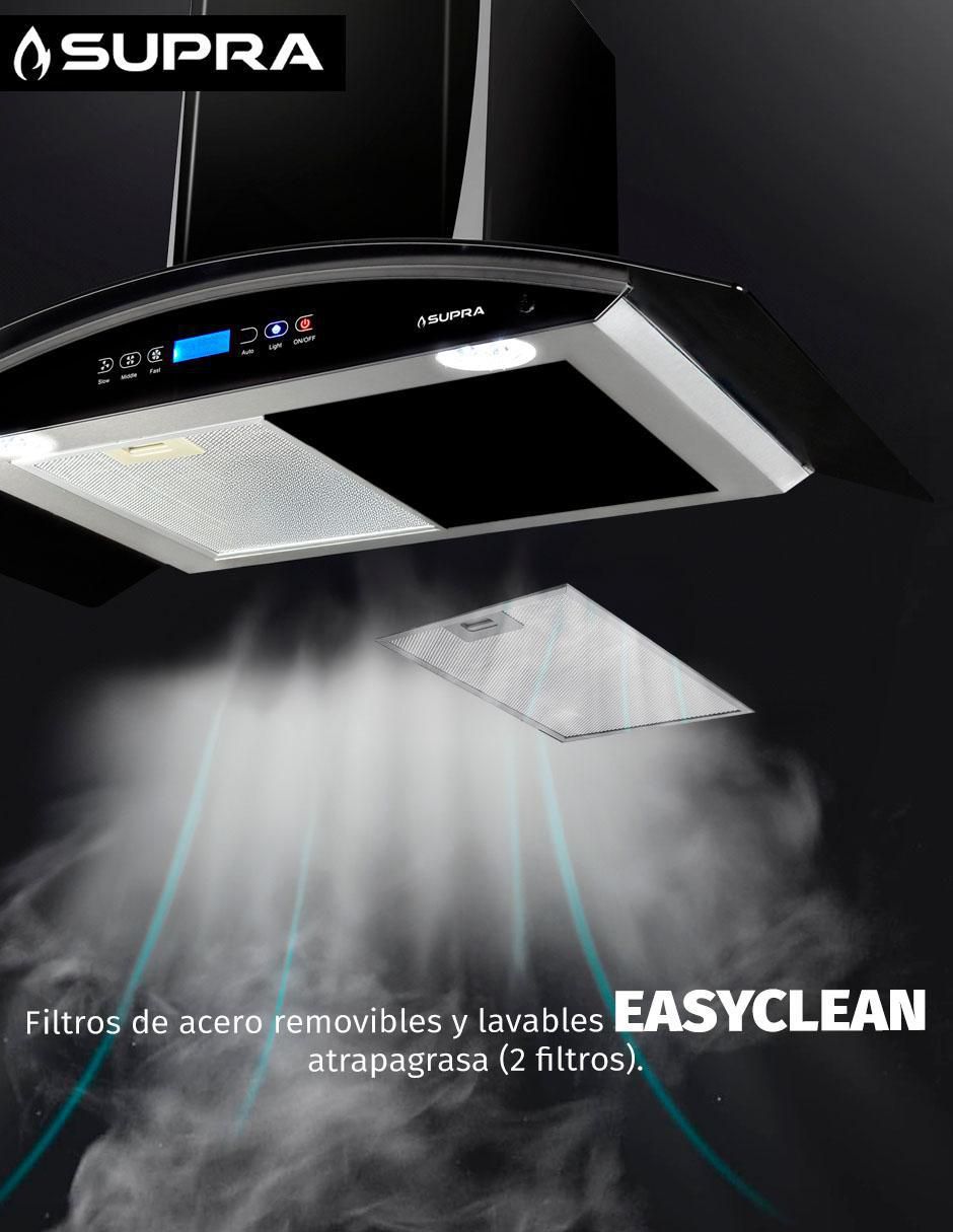 Campana de pared Supra CC-87-SKYFALL de acero inoxidable