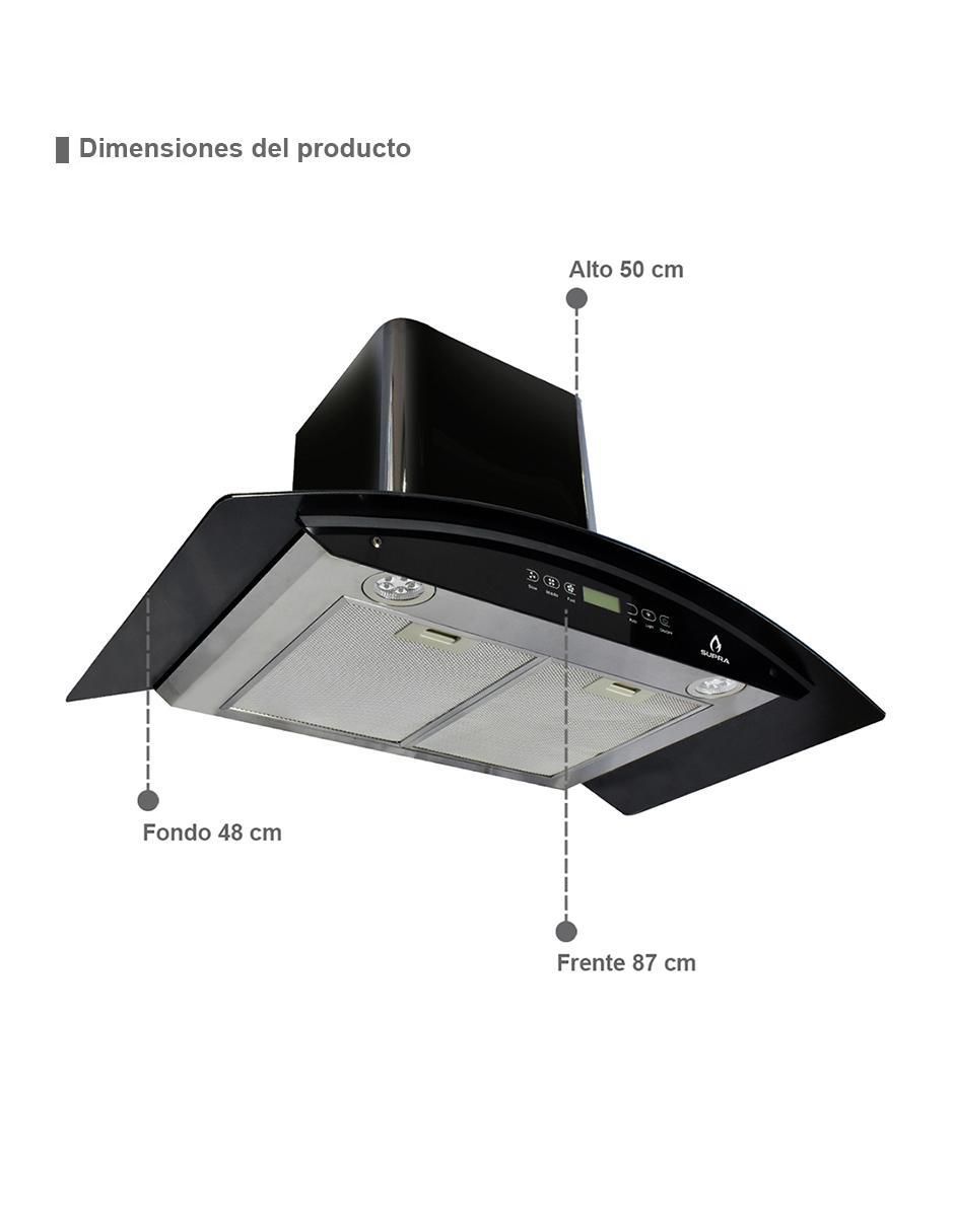 Campana de pared Supra CC-87-SKYFALL de acero inoxidable