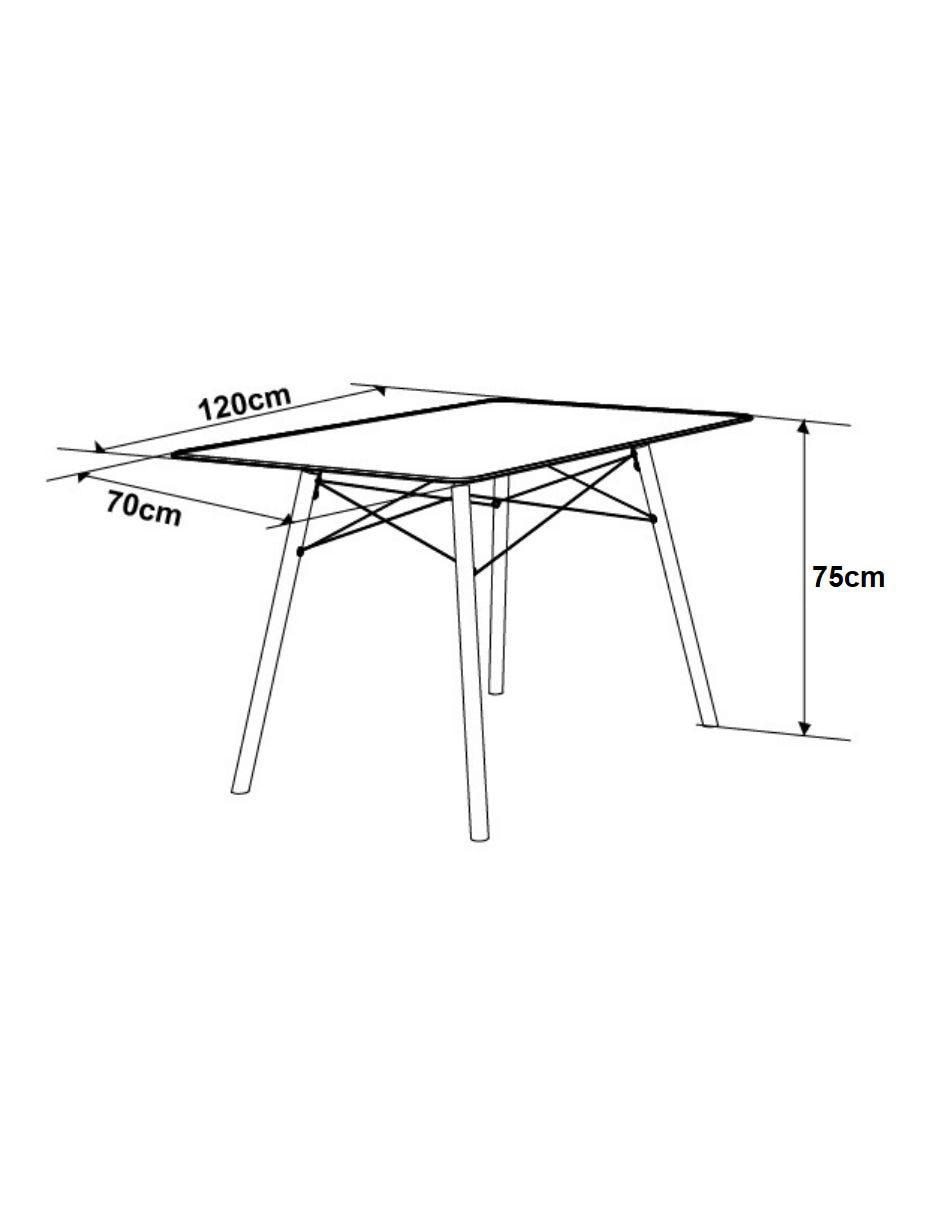 Mesa de comedor armable 7