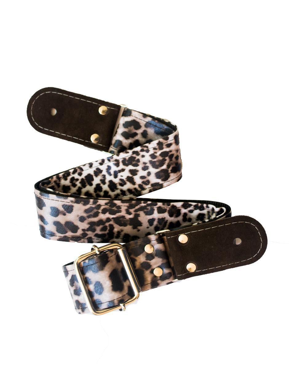Correa para guitarra o bajo Safari Leopardo