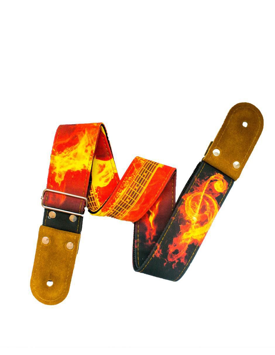 Correa para guitarra o bajo On Fire 2