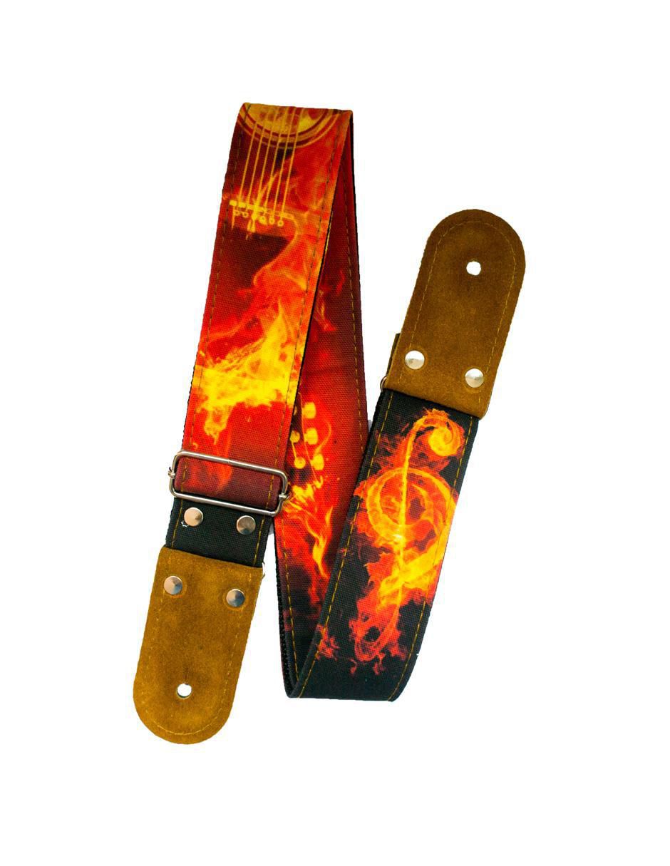 Correa para guitarra o bajo On Fire Correa para guitarra o bajo On Fire