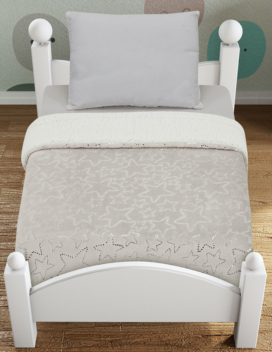 Cobertor Mon Caramel estampado foil