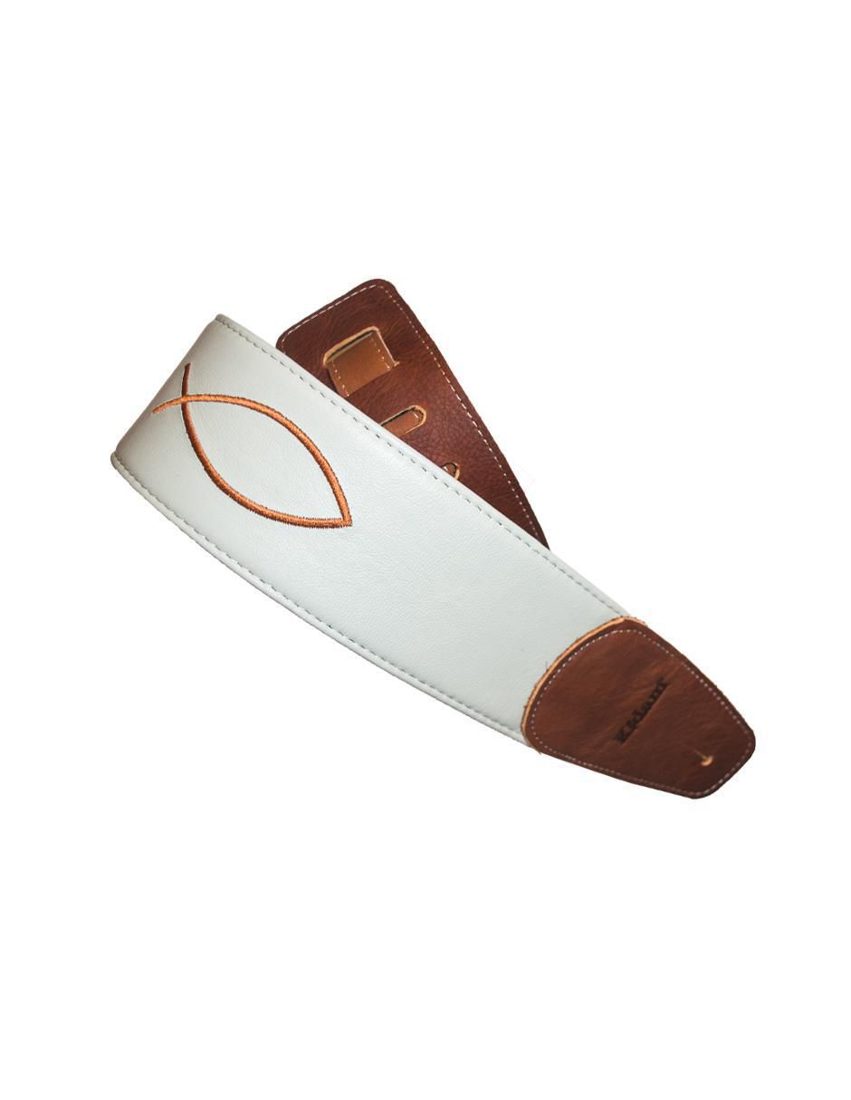 Correa para guitarra o bajo Elegance bordado cristiano 3