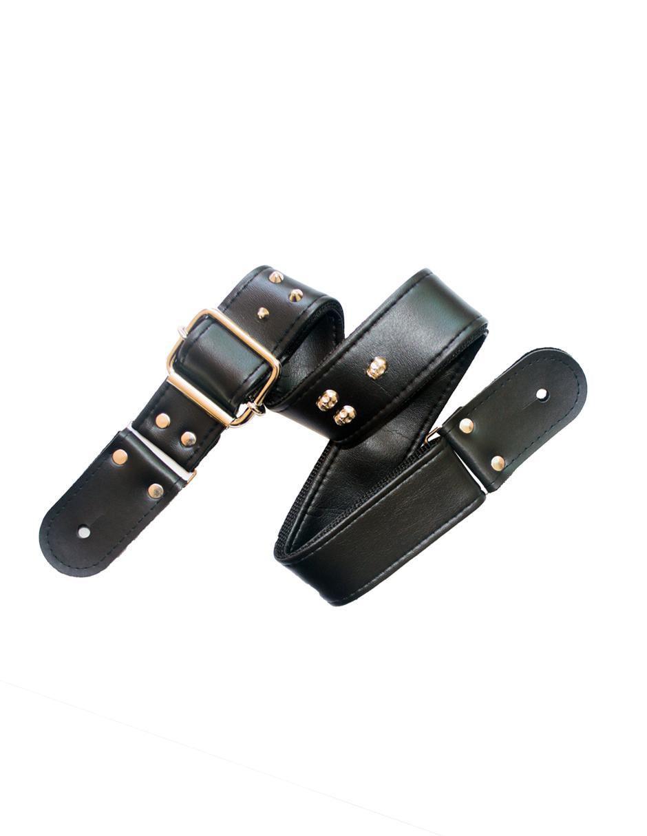 Correa para guitarra o bajo Kidam calaveras/puntas