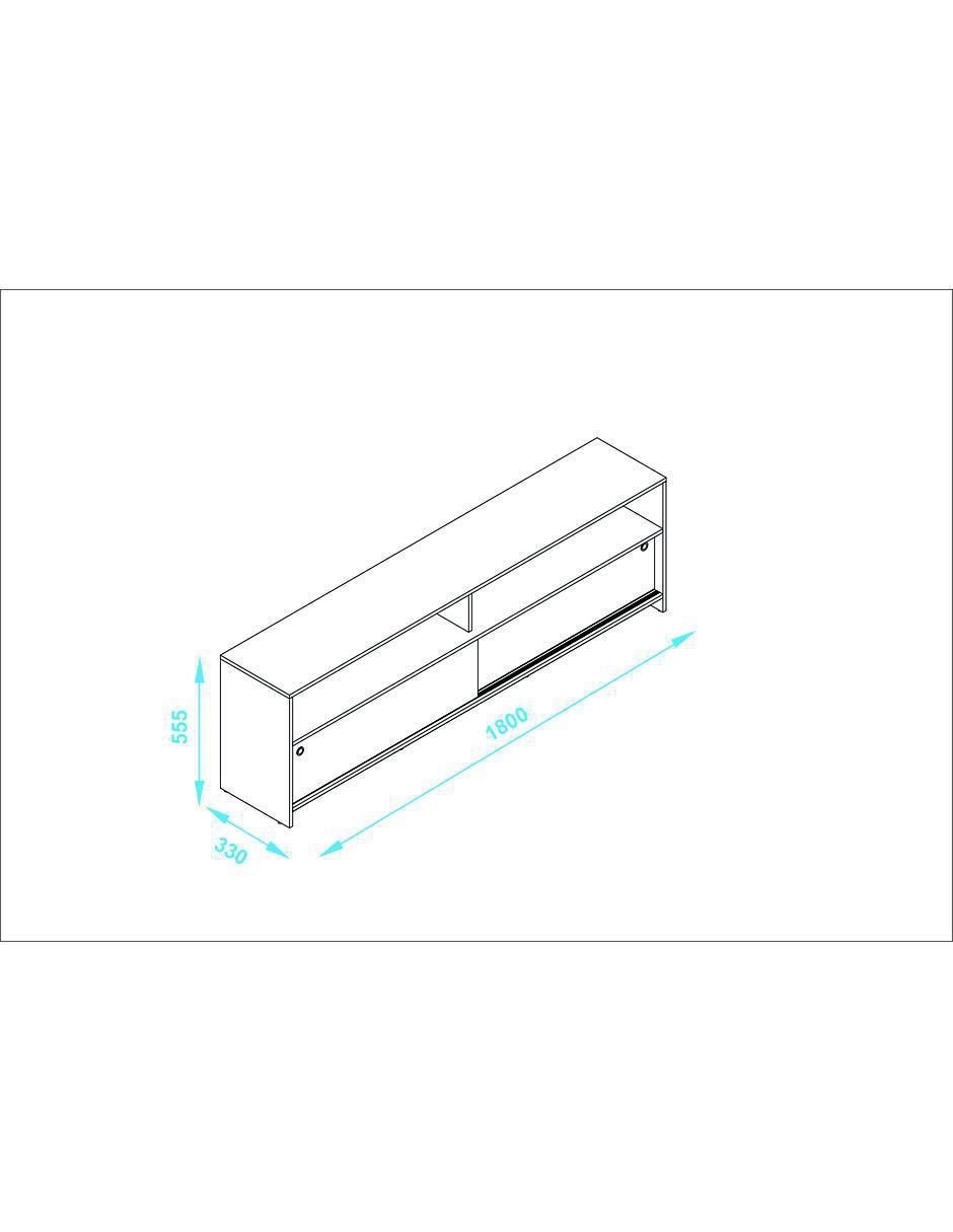Mueble de tv All White de Mueble de tv All White de