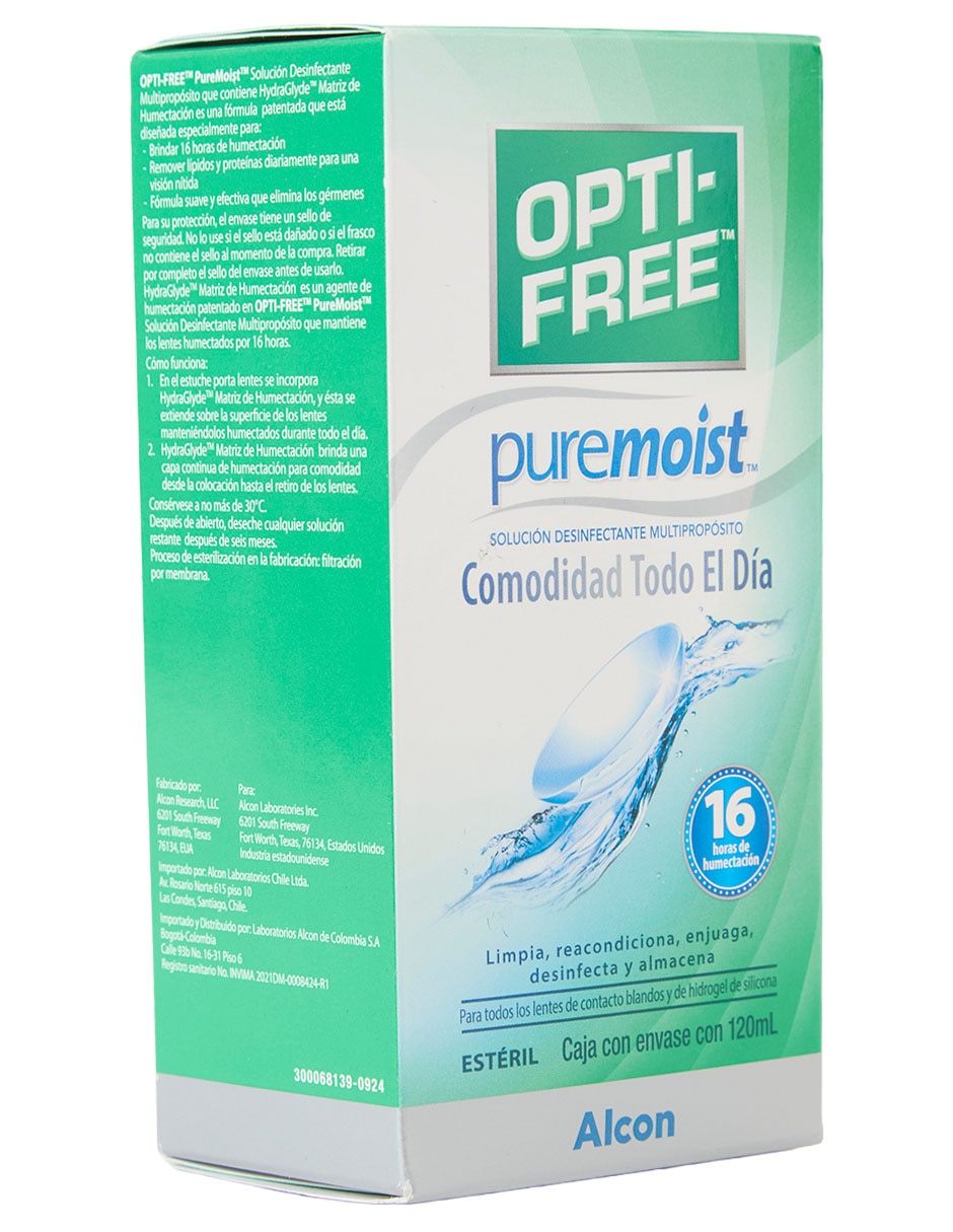 Solución para lentes de contacto blandos Alcon 120 ml Solución para lentes de contacto blandos Alcon 120 ml
