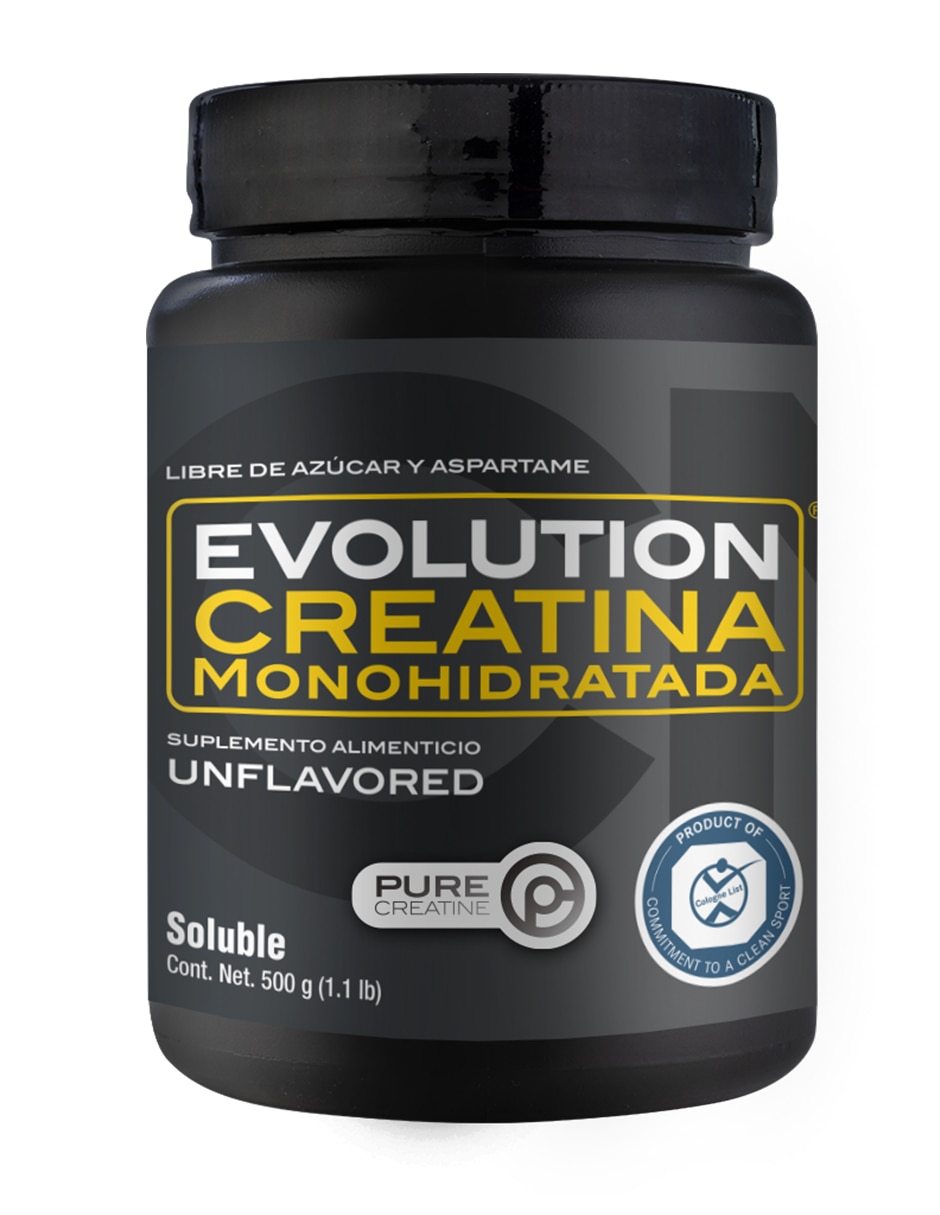Bebida en polvo Monohidrato de Creatina sabor natural 500 gr 1