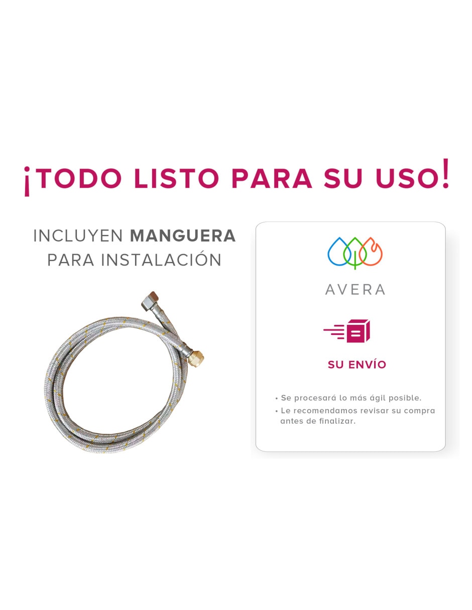 Parrilla a gas lp empotrable Avera