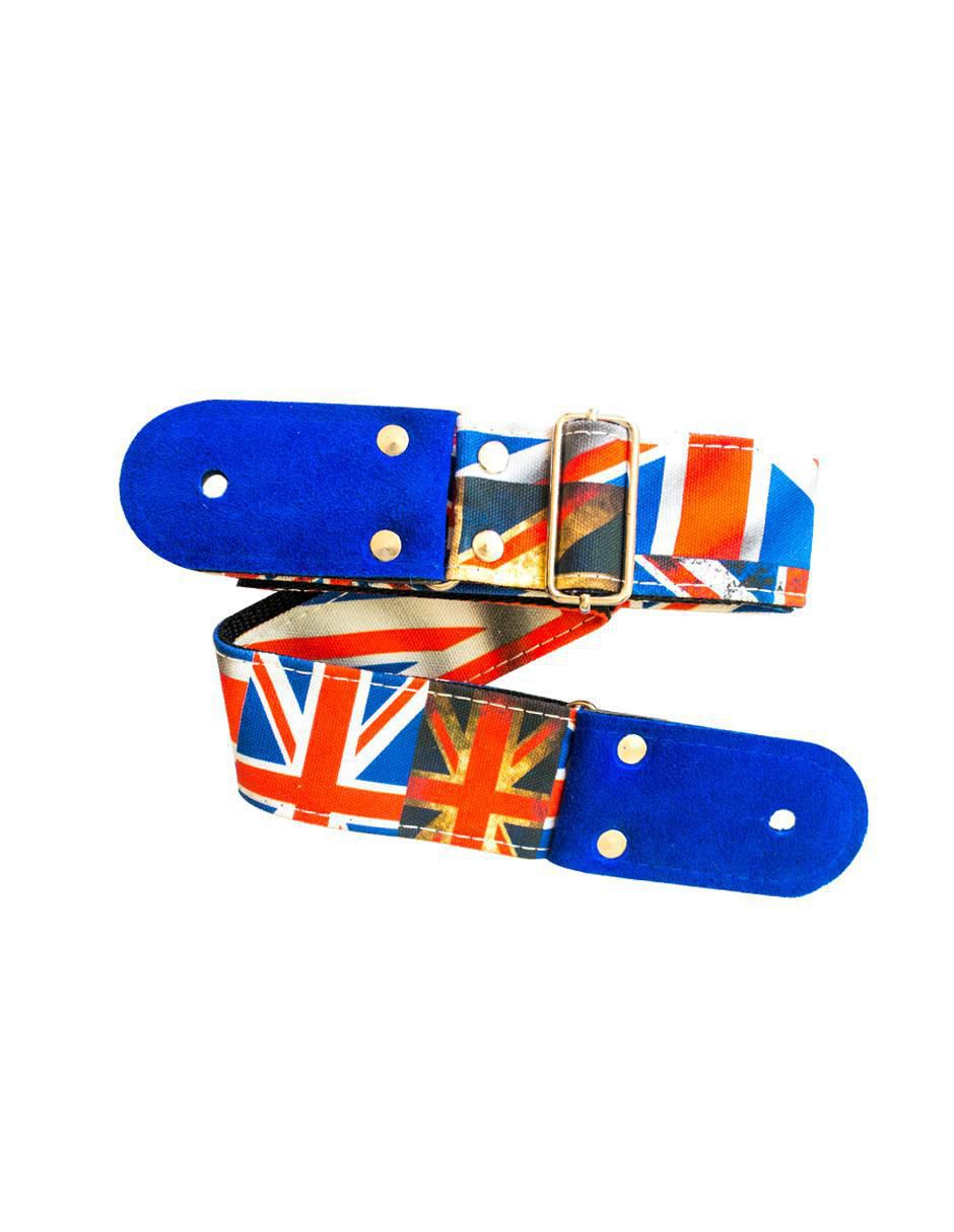Correa para Guitarra o Bajo Kidam Bandera Inglaterra