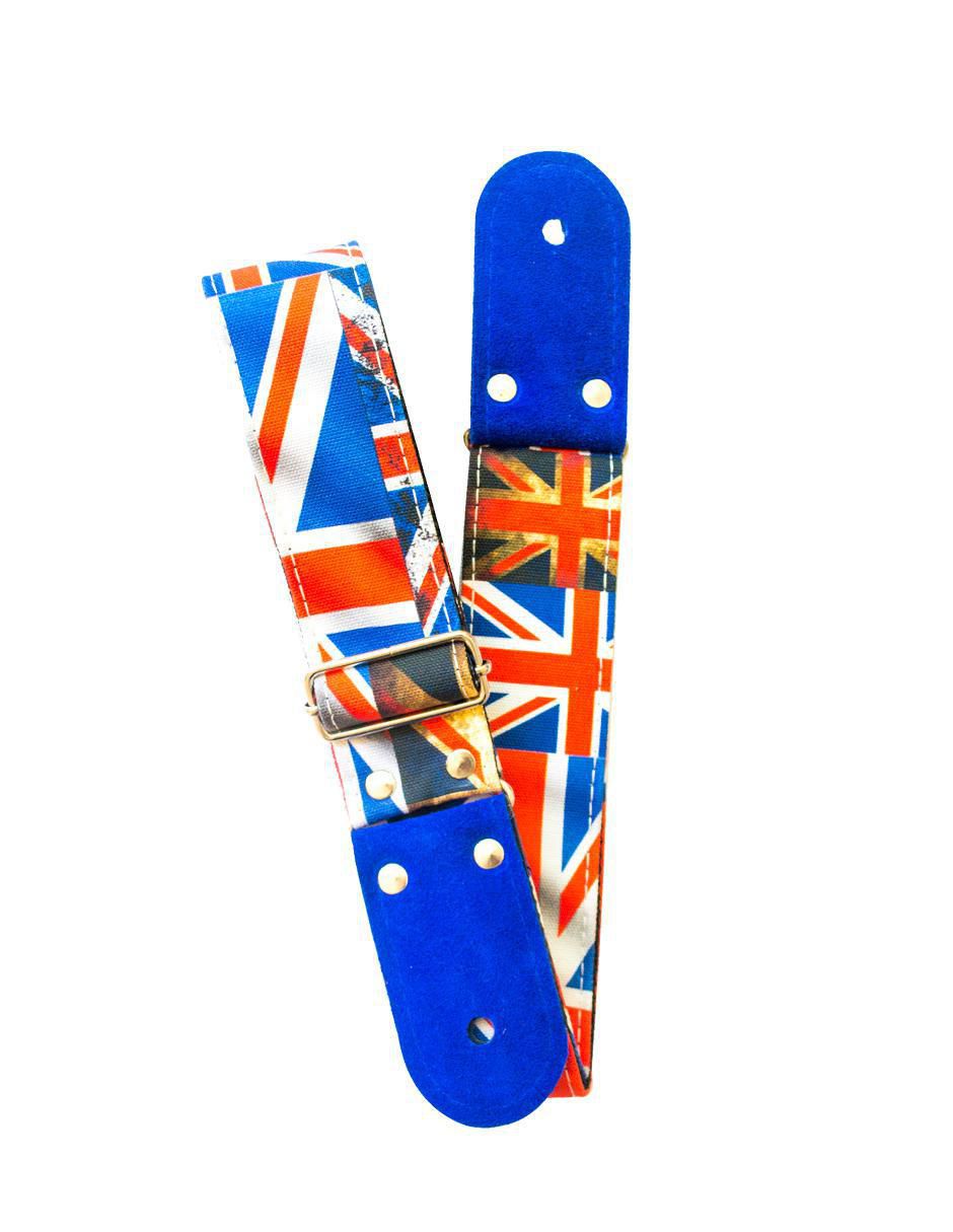 Correa para Guitarra o Bajo Bandera Inglaterra
