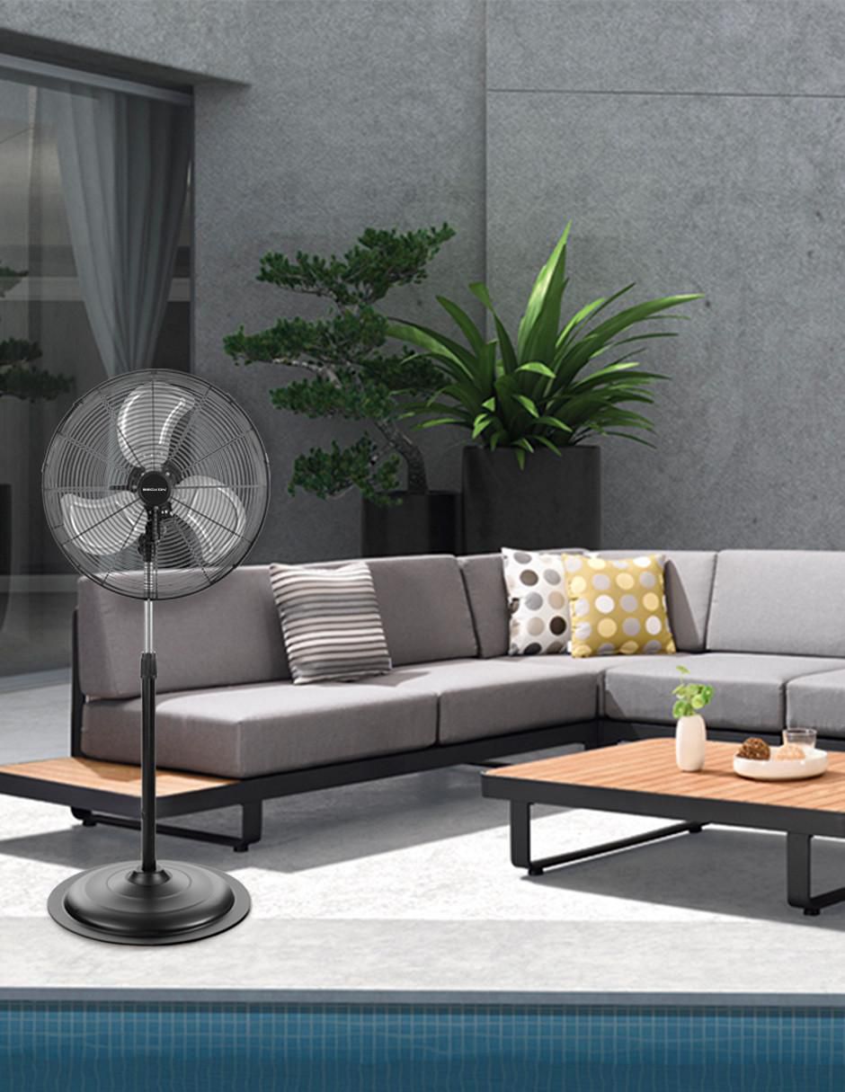VENTILADOR DE PEDESTAL BV-6 BEC, NEGRO 6