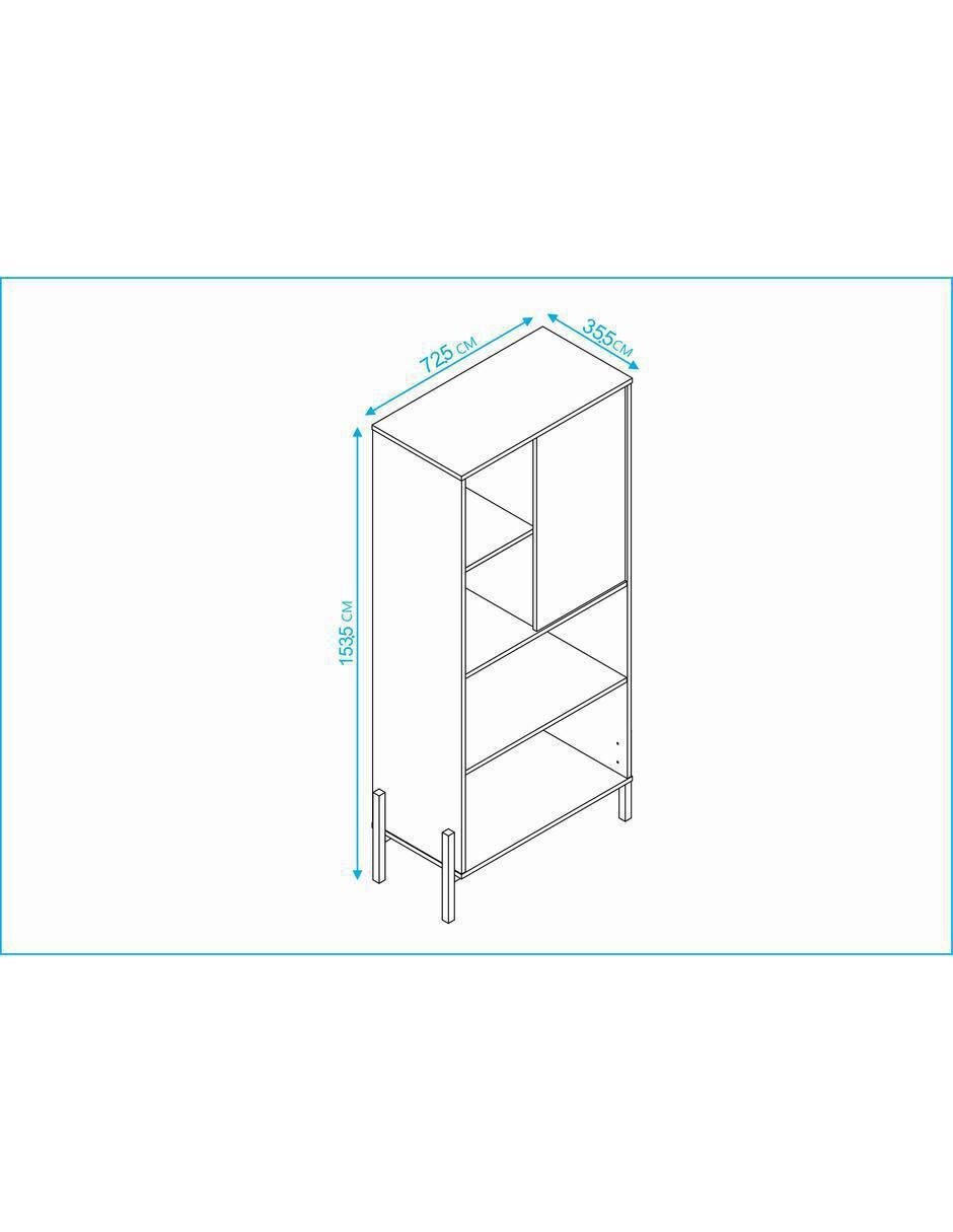 Librero armable de MDF