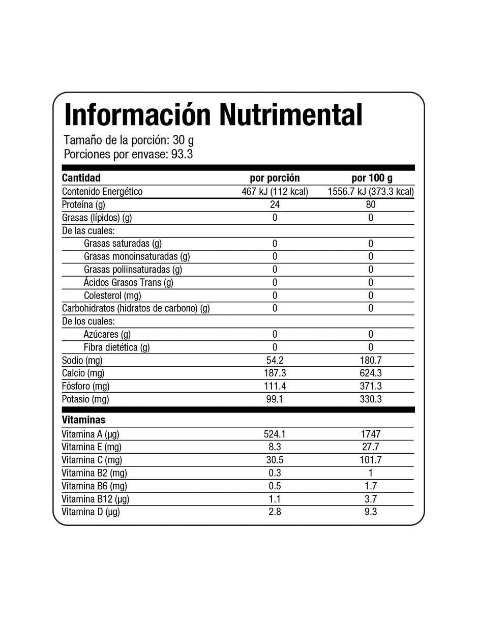 Bebida en polvo Evolution Nutraceutical Company de fresa 2.8 kg
