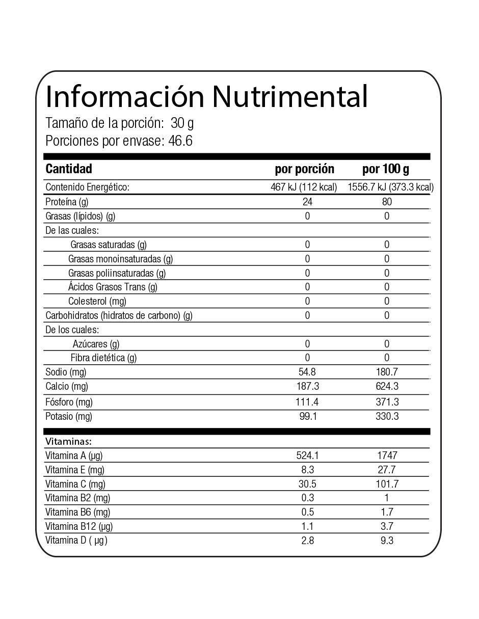 Proteína Evolution Nutraceutical Company suero de leche 1400 g